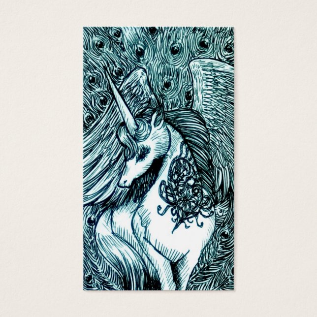 CARTES DE VISITE 孔雀ペガサス (Devant)
