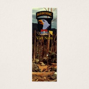 Cartes De Visite 101st Bookmarkers de guerre de Vietnam de Division