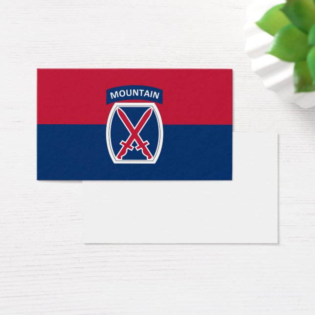 Cartes De Visite 10e division de montagne (Bureau)