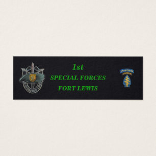 Cartes De Visite 1er groupe des forces spéciales bérets verts
