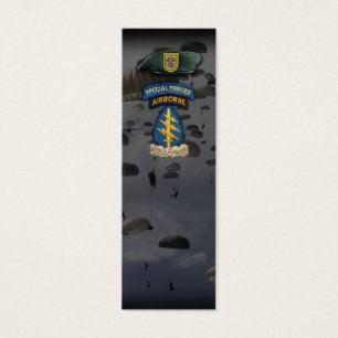 Cartes De Visite 1ère marque-page des forces spéciales Green Berets