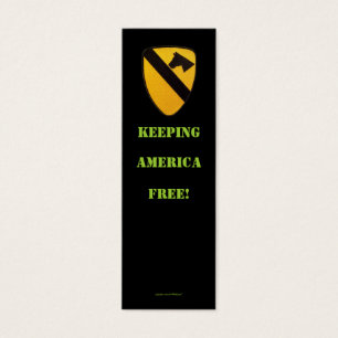 Cartes De Visite 1st cavalry air cav war  veterans  bookmarker