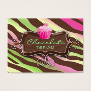 Cartes De Visite 311 Boulangerie Certificat de carte-cadeau Chocola