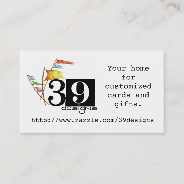 cartes de visite 39designs (Devant)