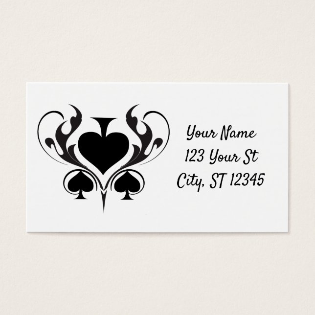 Cartes De Visite 3 Black Spins Tribal Thunder_Cove (Devant)