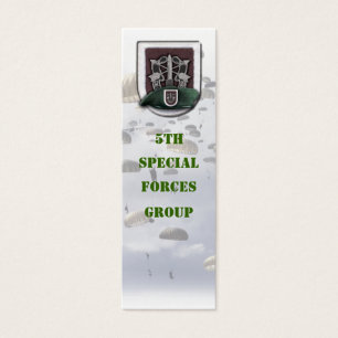 Cartes De Visite 5e signet du groupe des bérets verts des forces sp