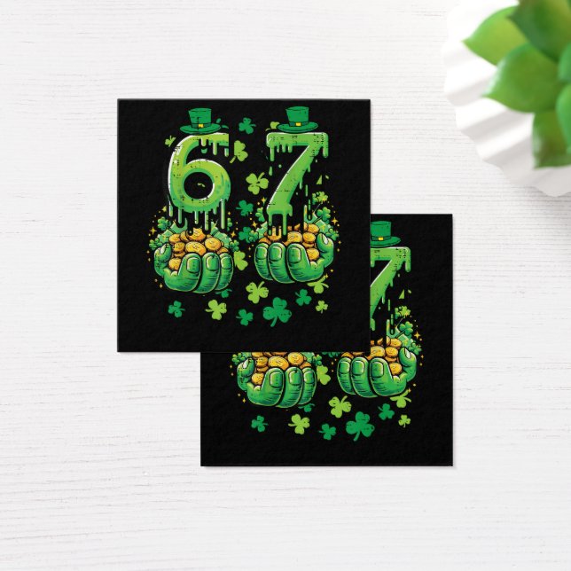 Cartes De Visite 6 7 Jour de la Saint-Patrick (Bureau)