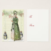 Cartes De Visite A Joyous Noel Jane Austen Inspected Gift tag b (Devant & derrière)
