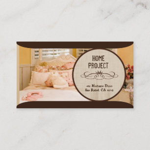 Cartes de visite à la maison du projet de Kelly