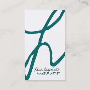 Cartes de visite à la mode de maquilleur