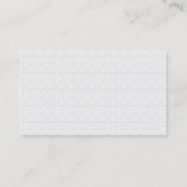 Cartes de visite à texture de lin de luxe (Devant)