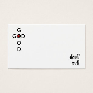 Cartes De Visite abcs du bien et du mal