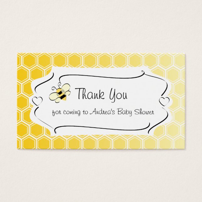 Cartes De Visite Abeille douce (Devant)