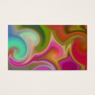 Cartes De Visite Abstrait de torride coloré