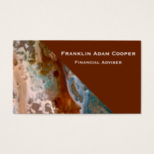 Cartes De Visite Abstrait plage de sable motif motif en mousse d'ea