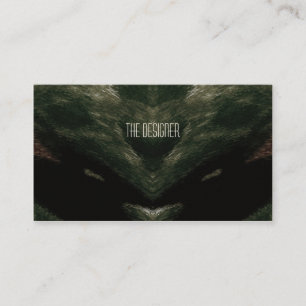 Cartes de visite Abstrait recto verso Sombre Desig