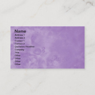 Cartes de visite abstraits brumeux pourpres 0002