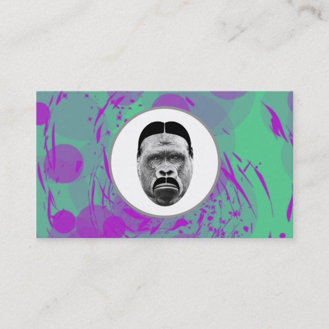 Cartes de visite Abstraits de Gorilla (Devant)