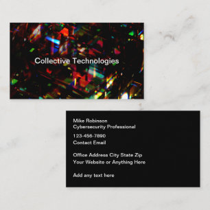 Cartes de visite Abstraits de la technologie de cy
