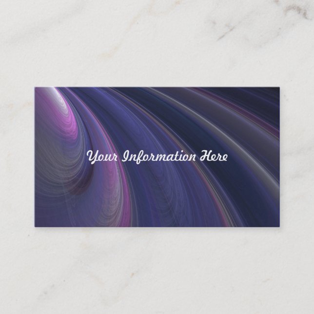 Cartes de visite Abstraits Rainbow Swirl (Devant)