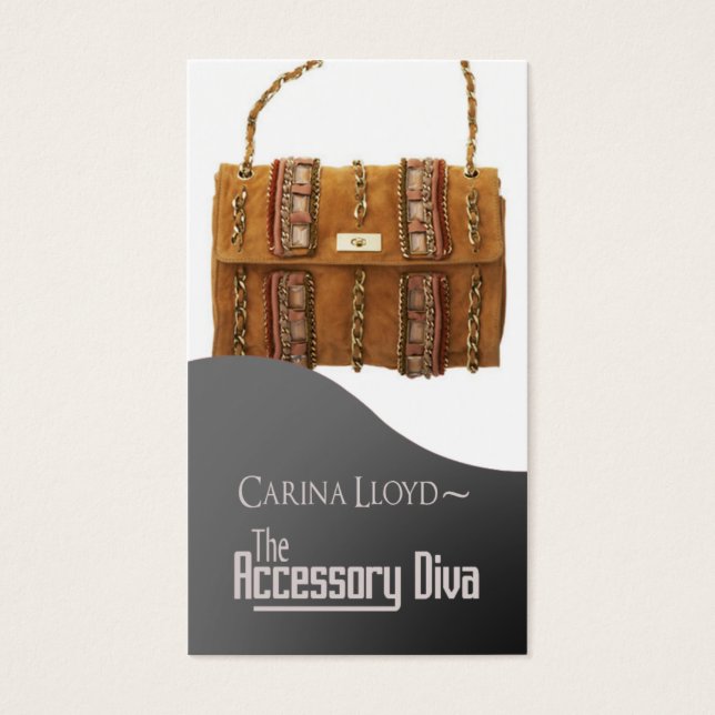 Cartes De Visite Accessoire Diva : Bijouterie (Devant)