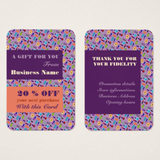 Cartes De Visite Accessoires de beauté Beautician & Coiffeur Girly