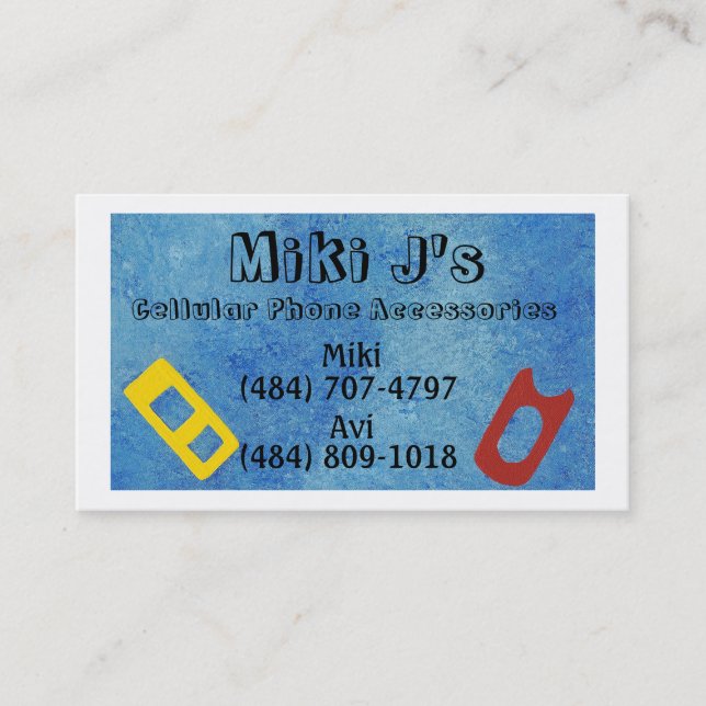 Cartes de visite - Accessoires de téléphone cellul (Devant)