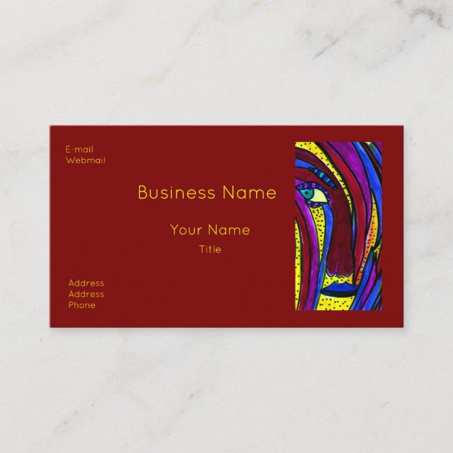 Cartes de visite accrocheuses (Devant)