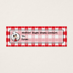 Cartes De Visite Accueil Cooker' Custom Gift Tags