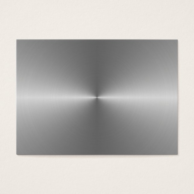 Cartes De Visite acier circulaire large (Devant)