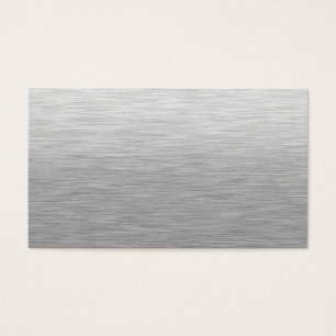 Cartes De Visite Acier inoxydable texturisé