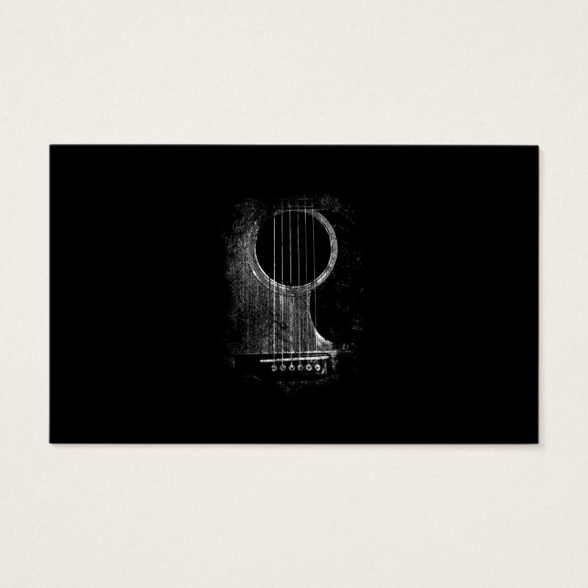 Cartes De Visite Acoustic Guitar Player (Devant)