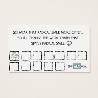 Cartes De Visite Affirmations Radical Smile