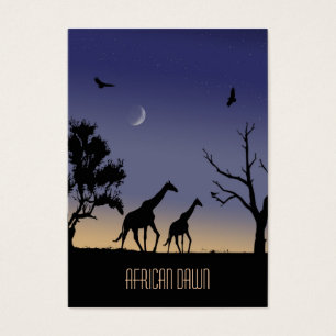 Cartes De Visite African dawn