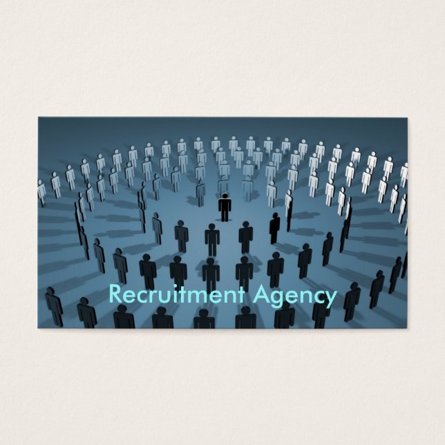 Cartes De Visite Agence de recrutement (Devant)