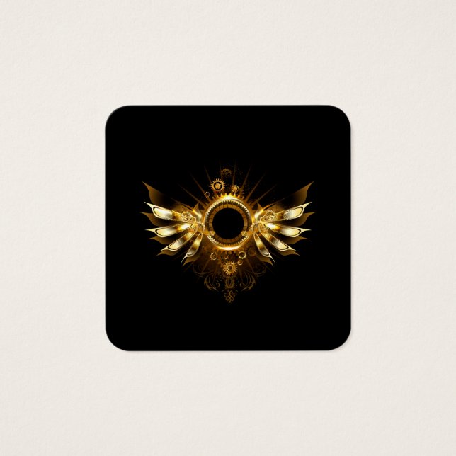 Cartes De Visite Ailes de Steampunk (Devant)