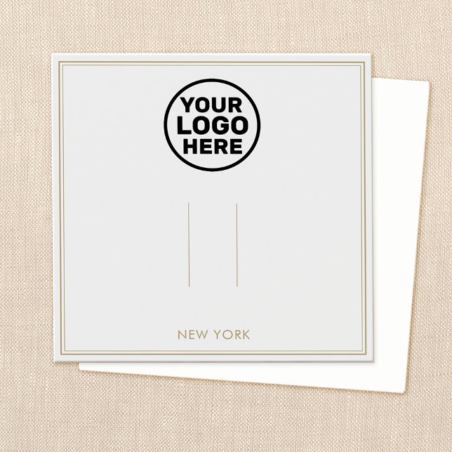 Cartes De Visite Ajouter le logo Gris cheveux Clip Broch écran (Créateur téléchargé)