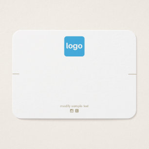 Cartes De Visite Ajouter le support d'affichage du collier de logo