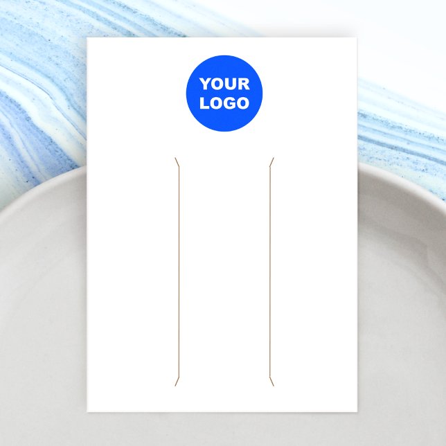 Cartes De Visite Ajouter un logo - Écran blanc (Créateur téléchargé)