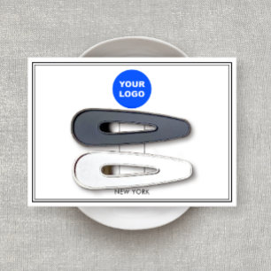 Cartes De Visite Ajouter un logo - écran d'accessoires pour cheveux