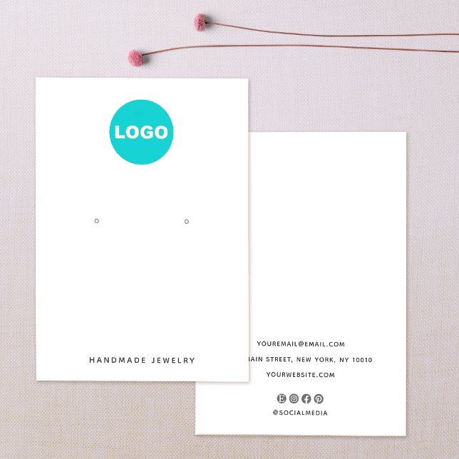 Cartes De Visite Ajouter un support d'affichage d'oreille blanche l (Créateur téléchargé)