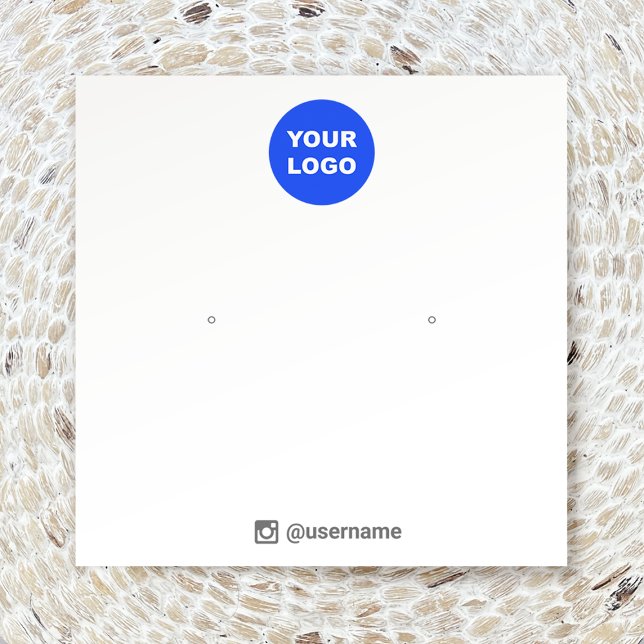 Cartes De Visite Ajouter Votre Logo Écouter Écran Bijoux (Créateur téléchargé)