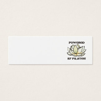 Cartes De Visite Alimenté Par Pilates Lotus