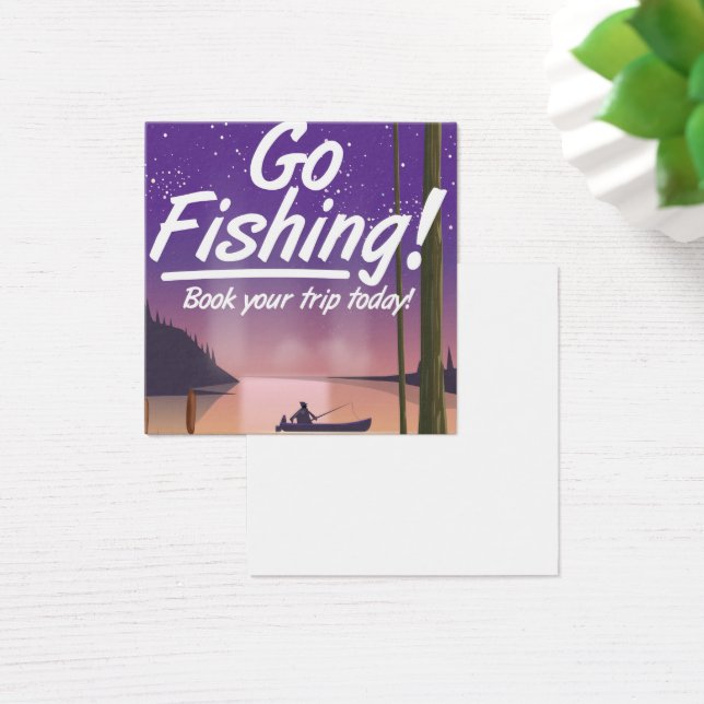 Cartes De Visite Aller à la pêche ! (Bureau)