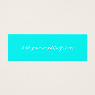 Cartes De Visite Alliance Aqua