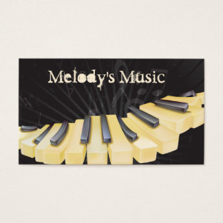 Cartes De Visite Amateurs de musique sombre