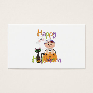 Cartes De Visite Amis heureux de bébé de Halloween
