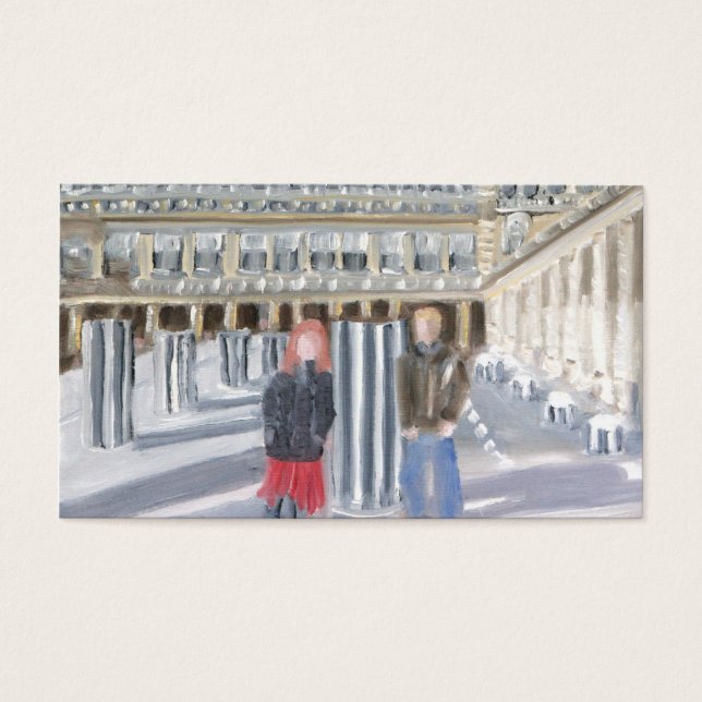 CARTES DE VISITE AMOUR À PARIS (Devant)