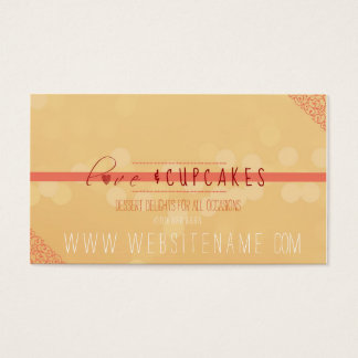 Cartes De Visite amour et cupcakes