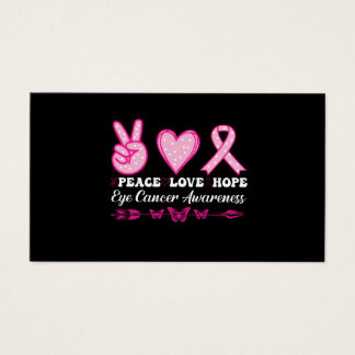 Cartes De Visite amour paix espoir oeil cancer du sein